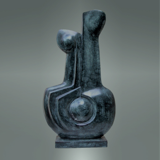 coquillâme-sculpture-résine-abstrait