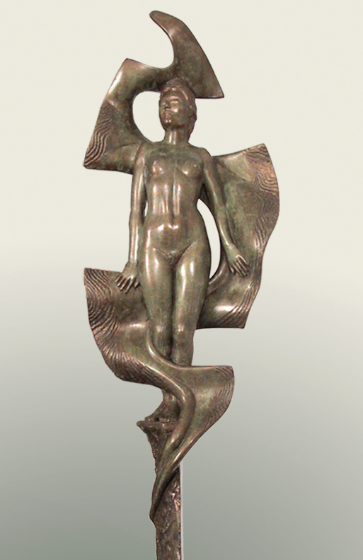 souffle-sculpture-résine-femme