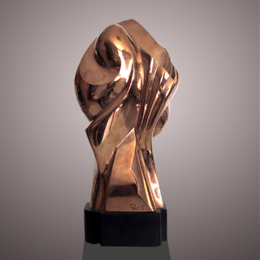 ouverture-sculpture-bronze-abstrait