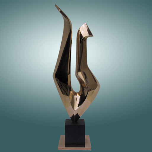 ouverture-sculpture-bronze-abstrait