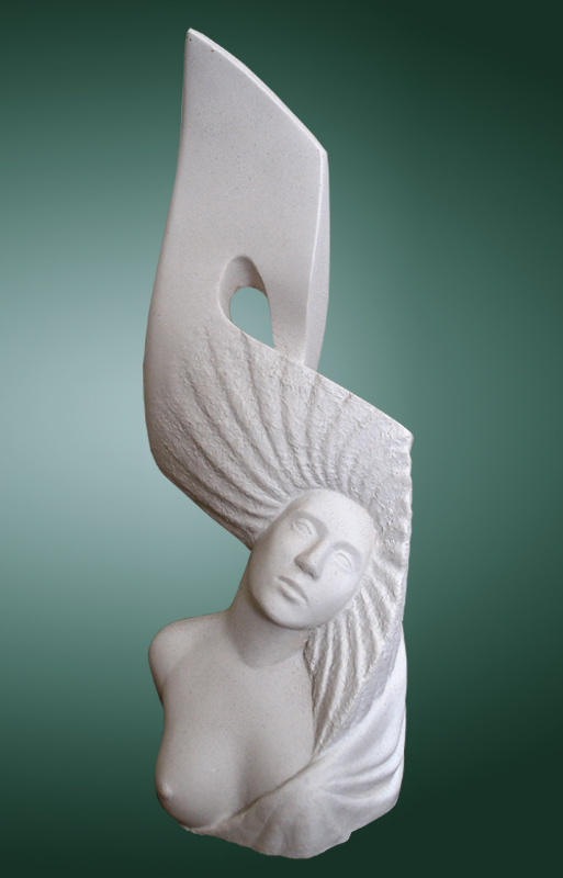 psyché-sculpture-resine-buste-femme