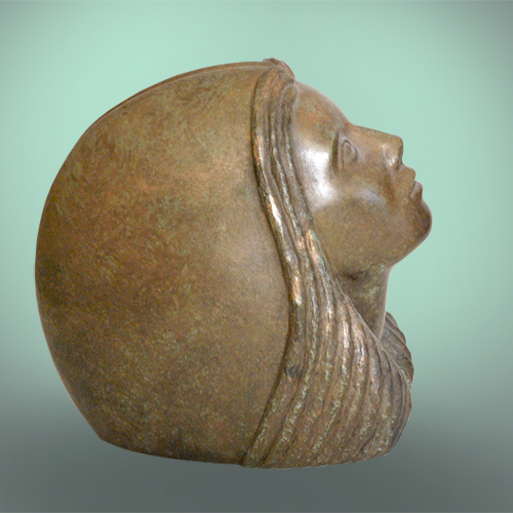 zéphir-sculpture-resine-portrait-femme